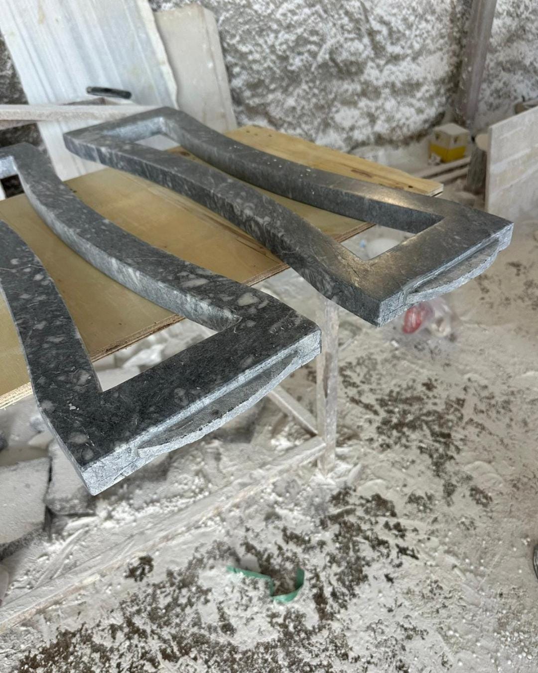 Handmade Black Marble Dresser Console Table Luxury Stone Furniture