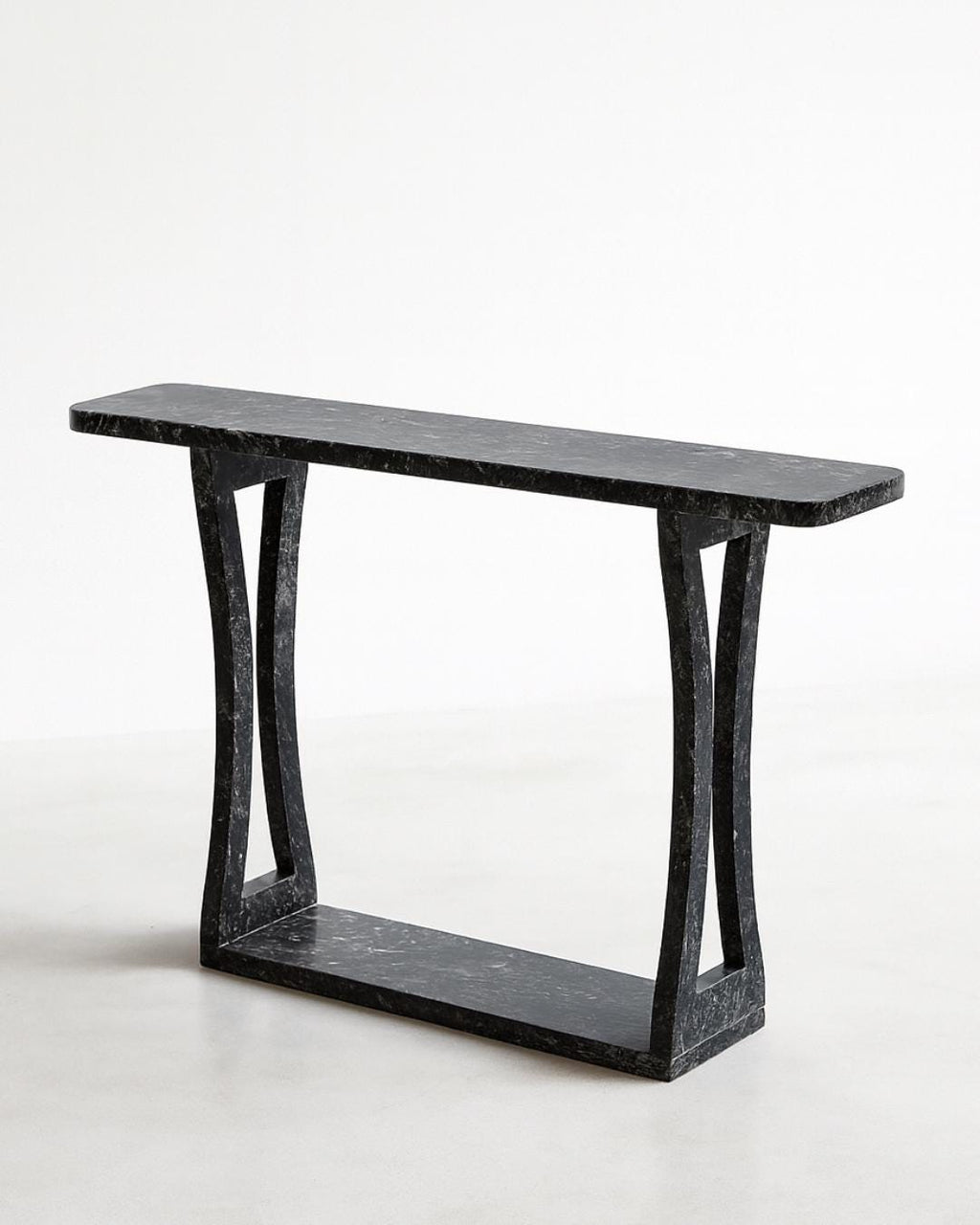 Handmade Black Marble Dresser Console Table Luxury Stone Furniture